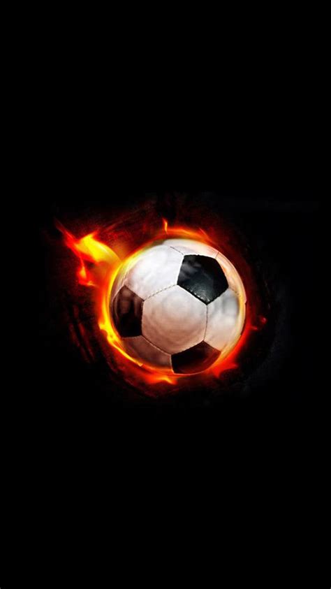 Fire Football Hd Free Wallpapers For Iphone Hd Wallpaper