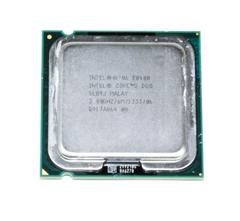 Intel Core 2 Duo Cpu E8400 Slb9j 300ghz 6mb 1333mhz Processor Buygreen