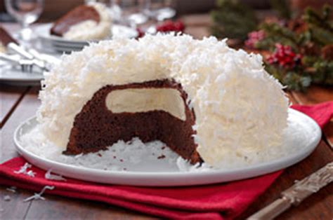 Christmas baking & dessert recipes. Snowball Cake - Kraft Recipes