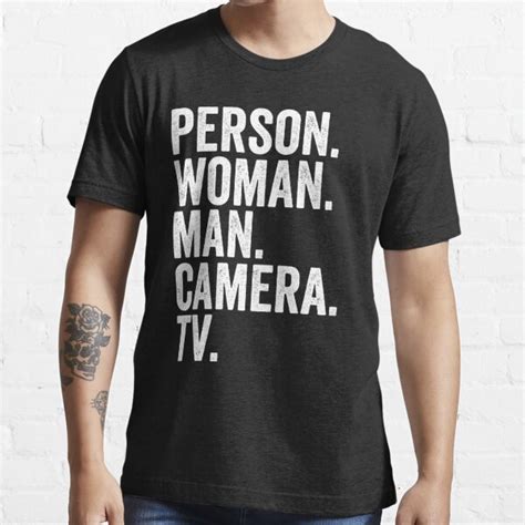 Person Woman Man Camera Tv T Shirt For Sale By Chamsou1992