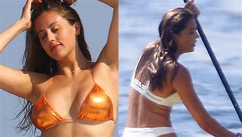 Sylvester Stallone Daughters In Bikinis Sophia Sistine Scarlet