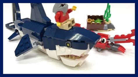 Lego Creator Shark 31088 Deep Sea Creatures New 2019 Set Youtube