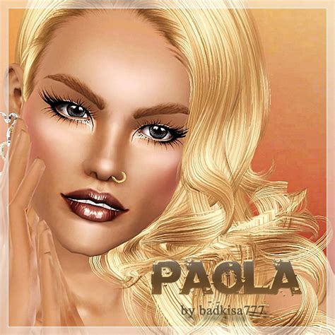 Sims By Badkisa777 Paola Sim By Badkisa777