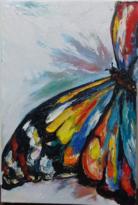 My Small Butterfly Butterfly Art Painting Art Painting Butterfly Art