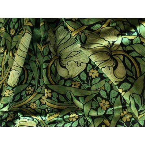 Art Nouveau Dark Green William Morris Pimpernel Velvet Upholstery