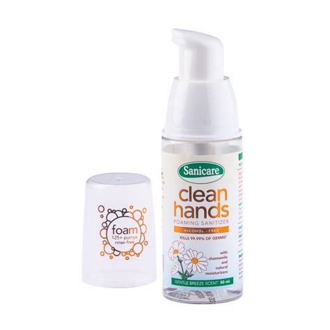 Sanicare Clean Hands Foaming Sanitizer Bottle