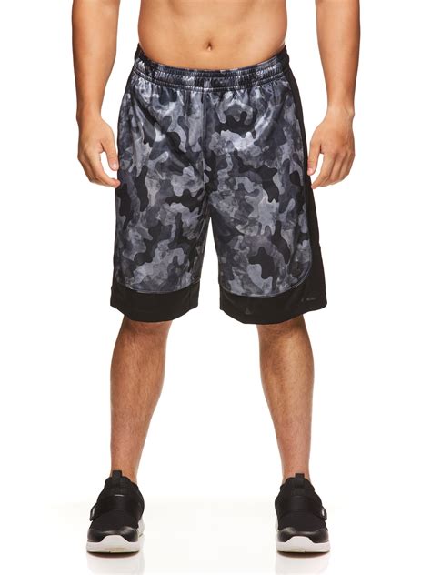And1 Mens Active 11 All Court Basketball Shorts With Camo Print Up