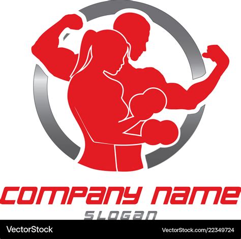 Logo Gym Royalty Free Vector Image Vectorstock