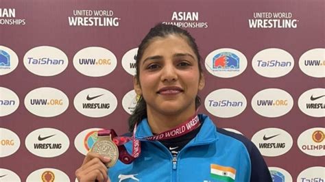 Asian Wrestling Championships 2023 India Wins Two Medals In Womens