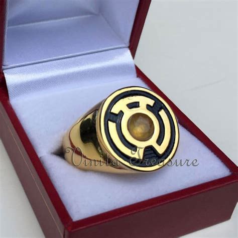 Lantern Ring Black Lantern Mens Ring Lantern Jewelry Etsy