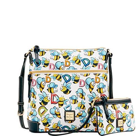 Dooney And Bourke Bumble Bee Crossbody Handbag W Wrislet Dooney