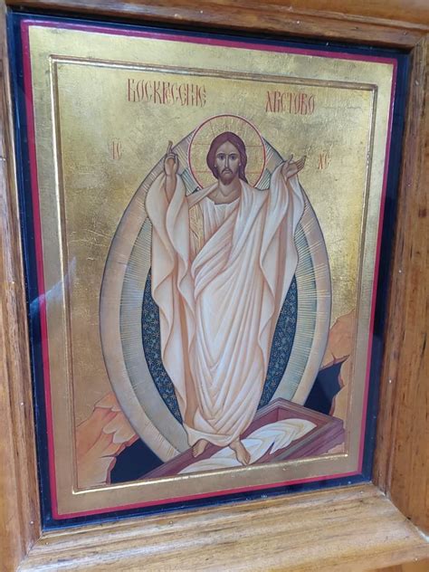 Icon Of The Resurrection Of Christ Russian Orthodox Church Hobart