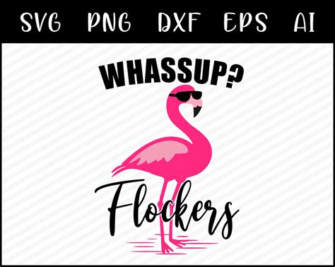 Flocks Svg Flockers Funny Flamingo Svg Bird Svg Pink Etsy Sweden