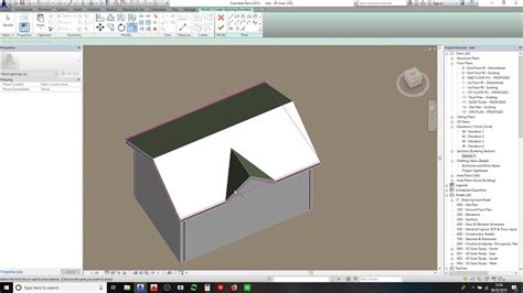 Revit Create Roof Ridge Youtube