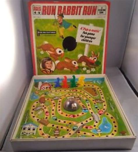 Run Rabbit Run Board Game By Peter Pan Playthings Rabbit Run Board