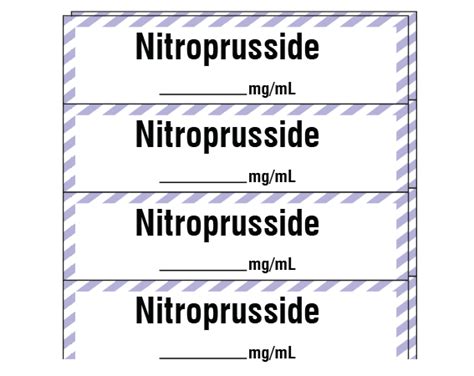 Sa 291 Pk Anesthesia Drug Labels For Syringe Identification Pack