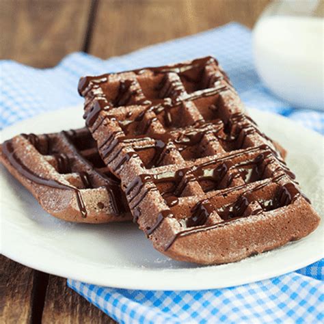 Chocolate Waffles Recipe How To Make Chocolate Waffles