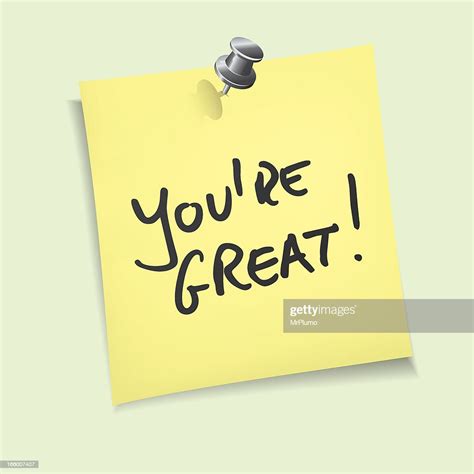 Youre Great High-Res Vector Graphic - Getty Images