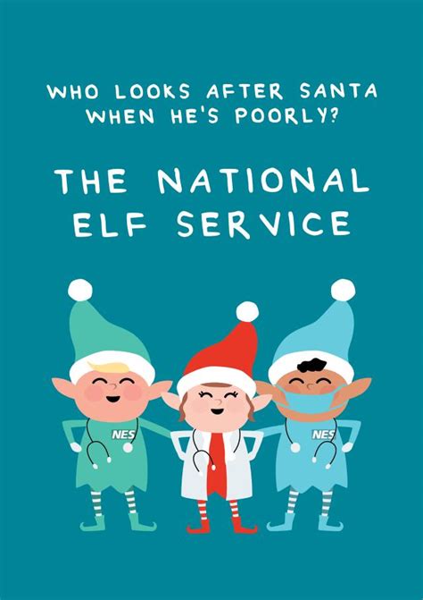 The National Elf Service Nhs Doctor Santa Elf Who Looks After