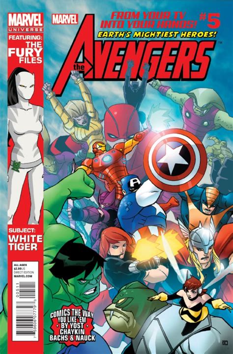 Earth's mightiest heroes is an american superhero animated television series by marvel animation in cooperation with film roman, based on the marvel comics superhero team the avengers. MARVEL UNIVERSE: THE AVENGERS: EARTH'S MIGHTIEST HEROES! #5