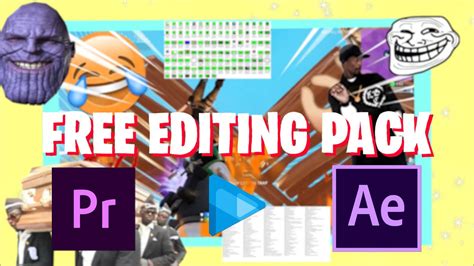 The Best Meme Editing Pack For Youtube 2024 Green Screens Sound