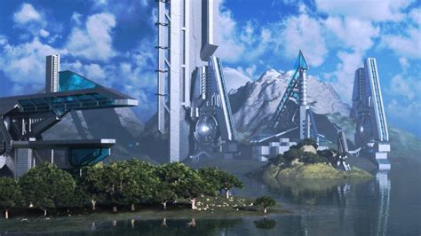 Forerunner Island Sci Fi Landscape Scifi Environment Forerunner