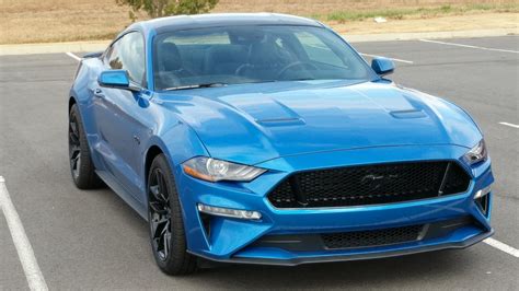 2019 Mustang Gt Premium Velocity Blue Black Package With Am Magnetic