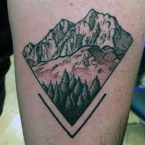 90 Triangle Tattoo Designs For Men Manly Ink Ideas