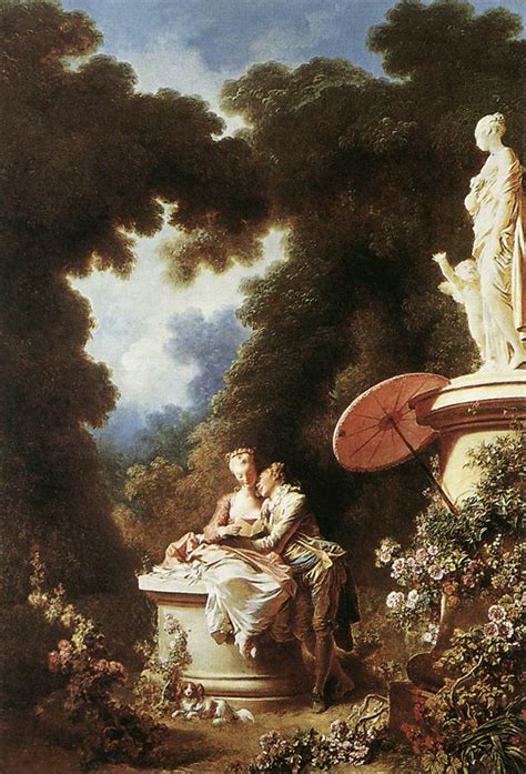 The Confession Of Love 1771 Painting Jean Honore Fragonard Oil Paintings
