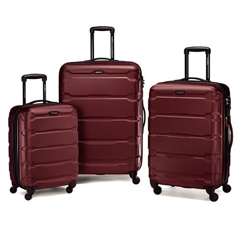 Samsonite Luggage Omni Pc Hardside 3 Piece Nested Spinner Luggage Set Ebay