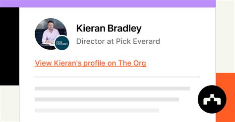 Kieran Bradley Director At Pick Everard The Org
