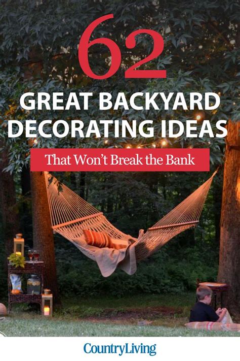 62 Great Backyard Ideas That Wont Break The Bank Easy Backyard Ideas