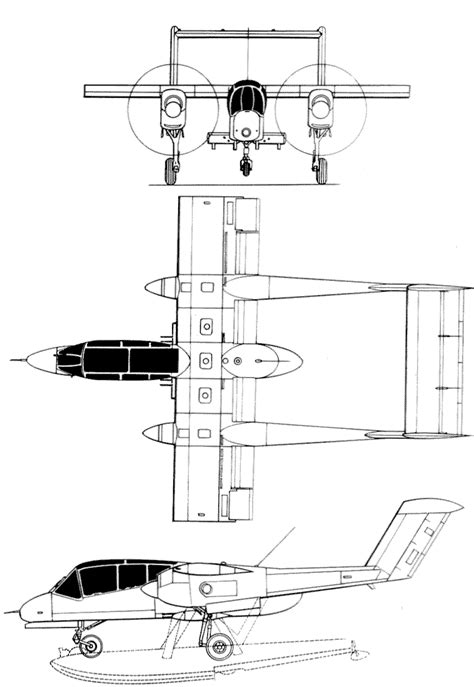 North American Rockwell Ov 10 Bronco Blueprint Download Free