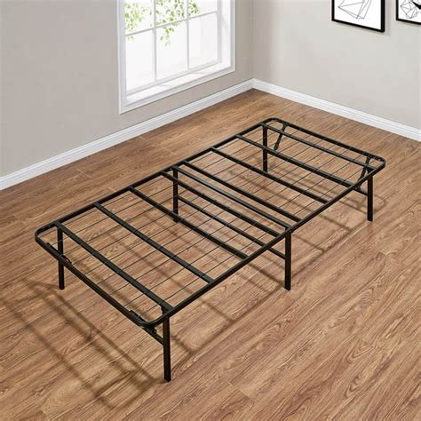 Mainstays 14 High Profile Foldable Steel Bed Frame Powder Coated