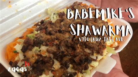 Filipino Street Food Shawarma Rice Beef Shawarma Babemikes