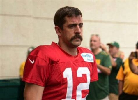 aaron rodgers new mustache makes him look like 70s adult film star photos the sports daily