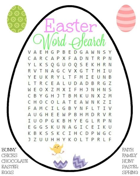 Printable Easter Activities