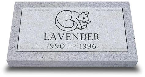 Find out your desired pet grave markers with high quality at low price. Standard Granite Grave Marker for Pets by Everlife Memorials