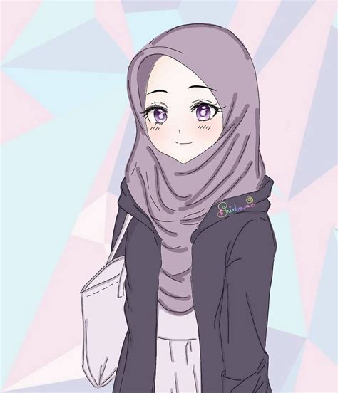 gambar anime hijab mosi