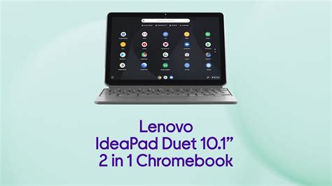 Lenovo Ideapad Duet 10 1 2 In 1 Chromebook Mediatek P60t 64 Gb Emcp Product Overview Youtube