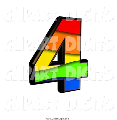 Number 4 Clipart At Getdrawings Free Download