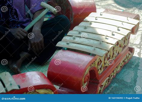 Gamelan Is A Traditional Musical Instrument From Java Stock Photo