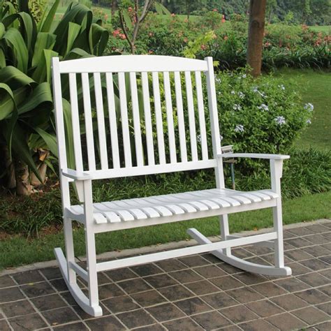 Shopping for stylish and comfortable patio chairs can be an overwhelming process. 15 Best Collection of Patio Wooden Rocking Chairs