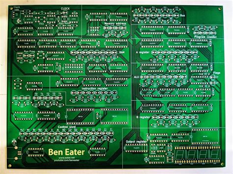 The 8 Bit Cpu Pcbs Have Arrived Rbeneater