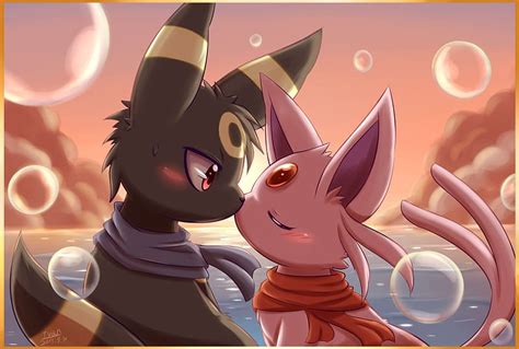 Umbreon And Vaporeon Love Story