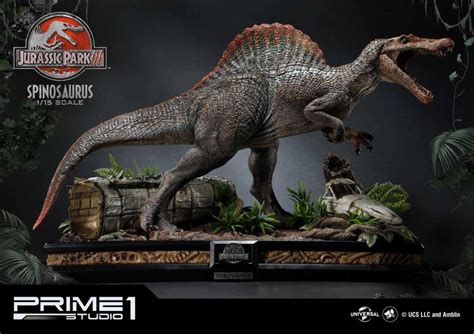 Jurassic Park 3 Statuette 115 Spinosaurus Bonus Version 79 Cm