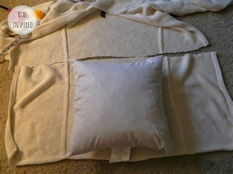 How To Turn An Old Sweater Into A Pillow Old Sweater Sweater Seaming