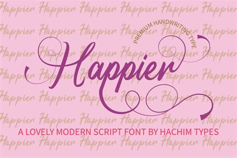 Happier Font By Hmtypes1 · Creative Fabrica