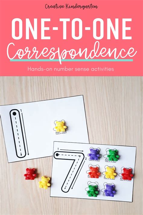 One To One Correspondence Intervention Activities Math