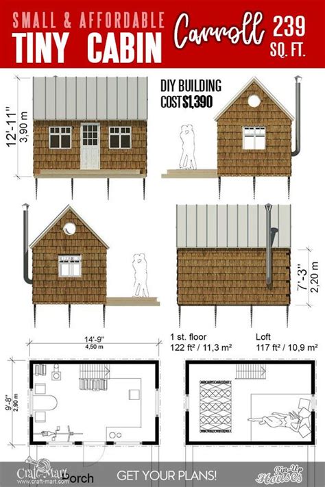 13 Best Small Cabin Plans With Cost To Build Small Cabin Plans Cabin